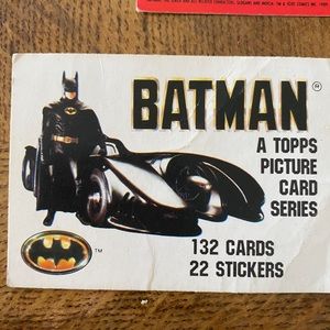 TOPPS 1989 Batman movie series card set